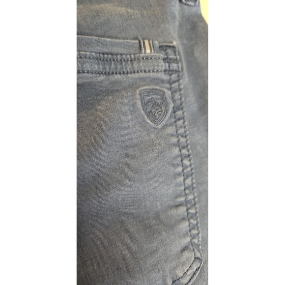 Kuhl Shorts Womens 10 Blue Drawstring Snap Button Zipper Pockets Hiking Outdoor - Picture 3 of 7